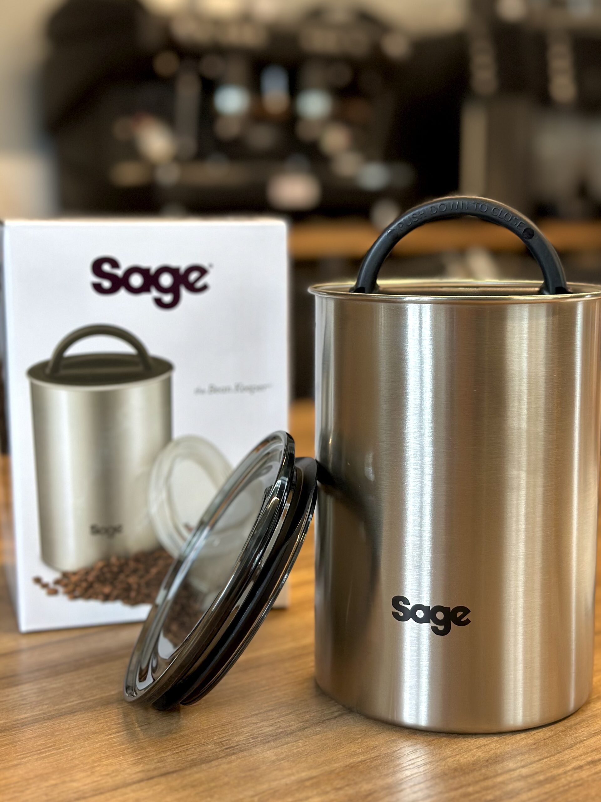 IMG_0912 Sage The Bean Keeper Coffee Canister - Image 1